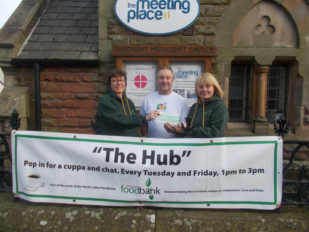 Foodbank Cheque Presentation